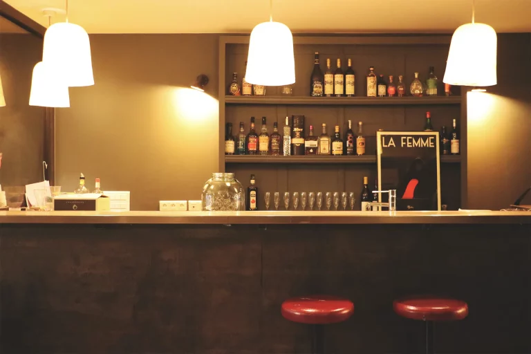 comptoir à l'étage
